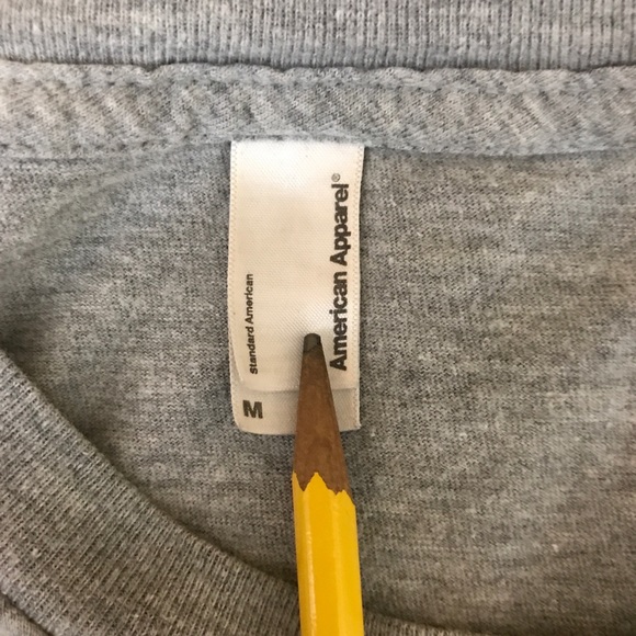 SOLD 3-18-22 Ernie Ball Guitar Strings Mshirt American Apparel - Picture 8 of 8